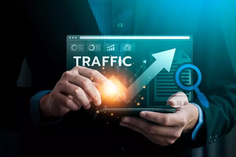 how to get website traffic from ai search