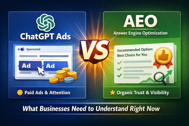 ChatGPT Ads vs AEO